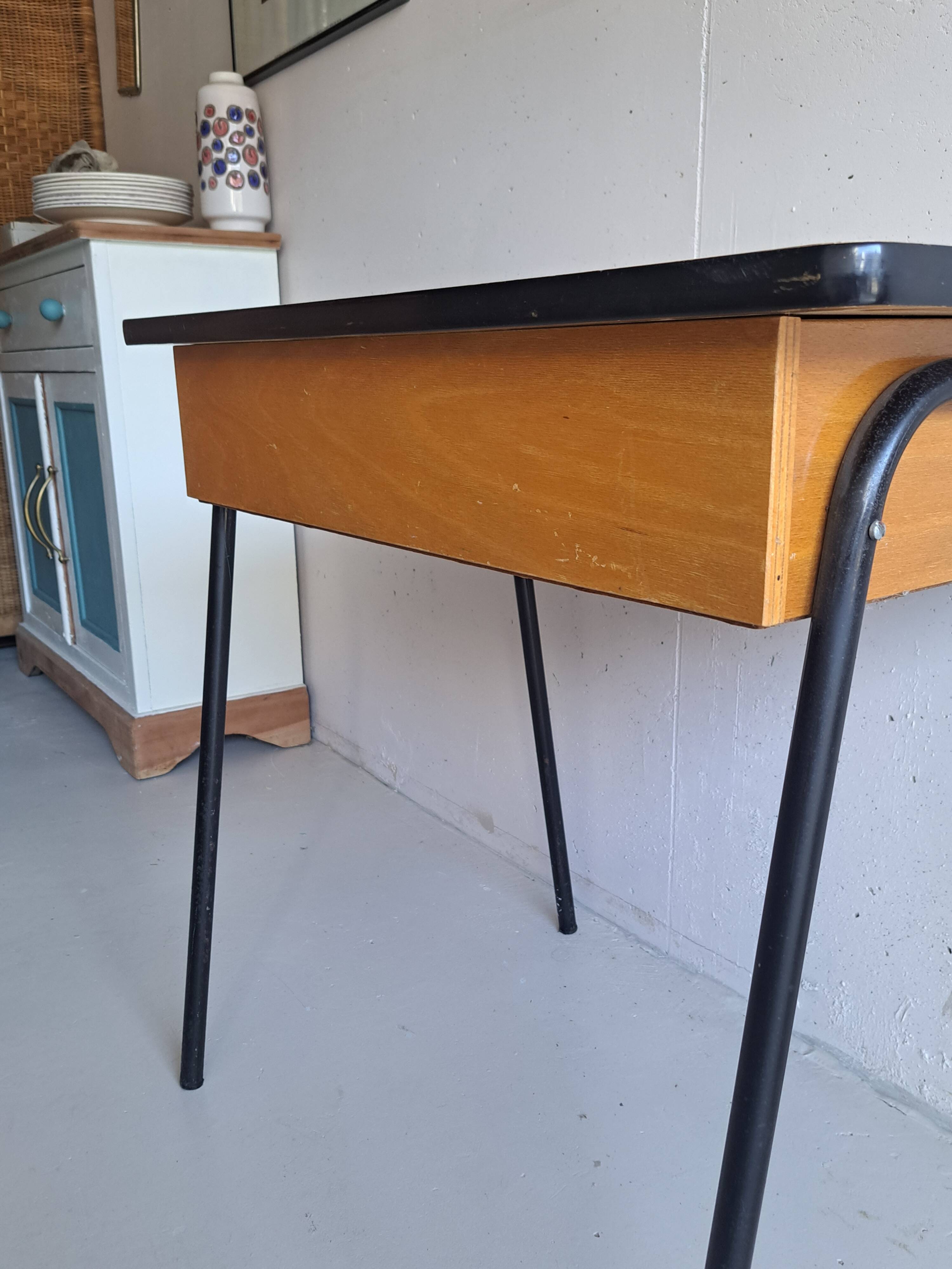 Small Formica desk from the 1950s