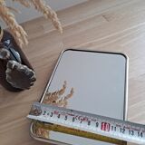 Wall-mounted or standing barber mirror