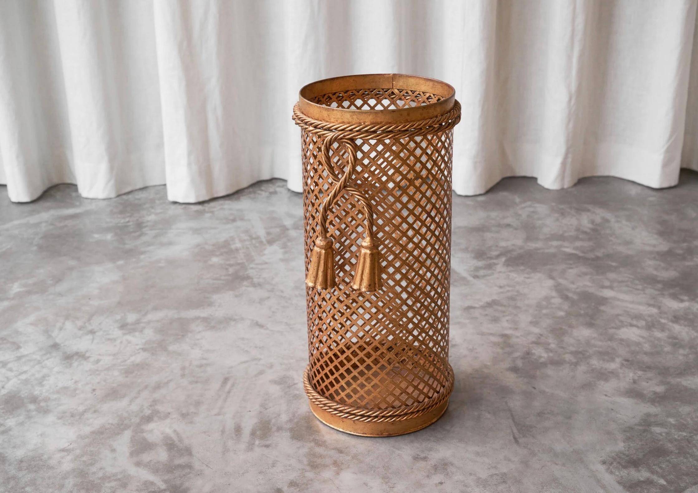 Li Puma Florence Umbrella Stand Trompe-l'œil Mid-Century 1960