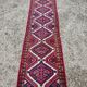 Vintage hand-knotted Hamadan runner rug from the 1960s.