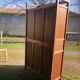 Armoire moderniste en chêne massif 1950