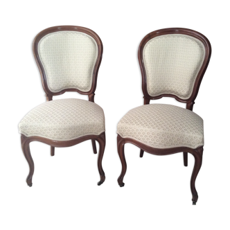 Pair of chairs era Louis Philippe