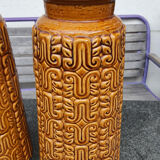 Pair of ceramic vases Scheurer Austria 1970