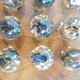 Vintage wooden solitaire game with resin balls and insects – Madaga