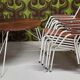 Salon de jardin vintage scandinave Daneline Teck Danemark 1960"