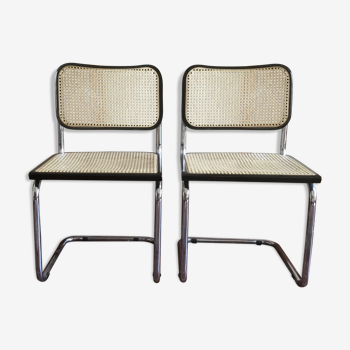 Marcel Breuer cane chairs