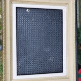 Old frame in gilded beige wood, 59x46 cm