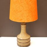 Vintage Danish Stoneware Pottery Table Lamp from Axella, 1970s