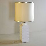 White ceramic table lamp, 1960s
