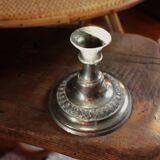 Old metal candle holder