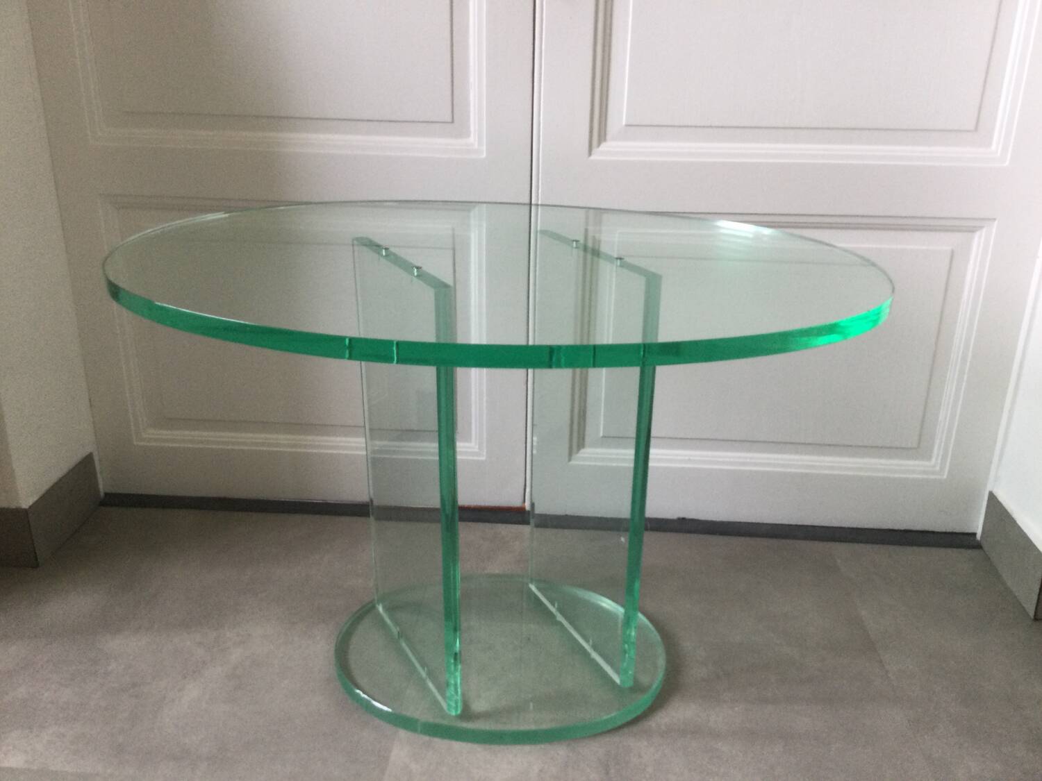 Vintage plexiglass coffee table