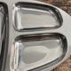 Large compartmented appetizer platter Inox 18/10 vintage