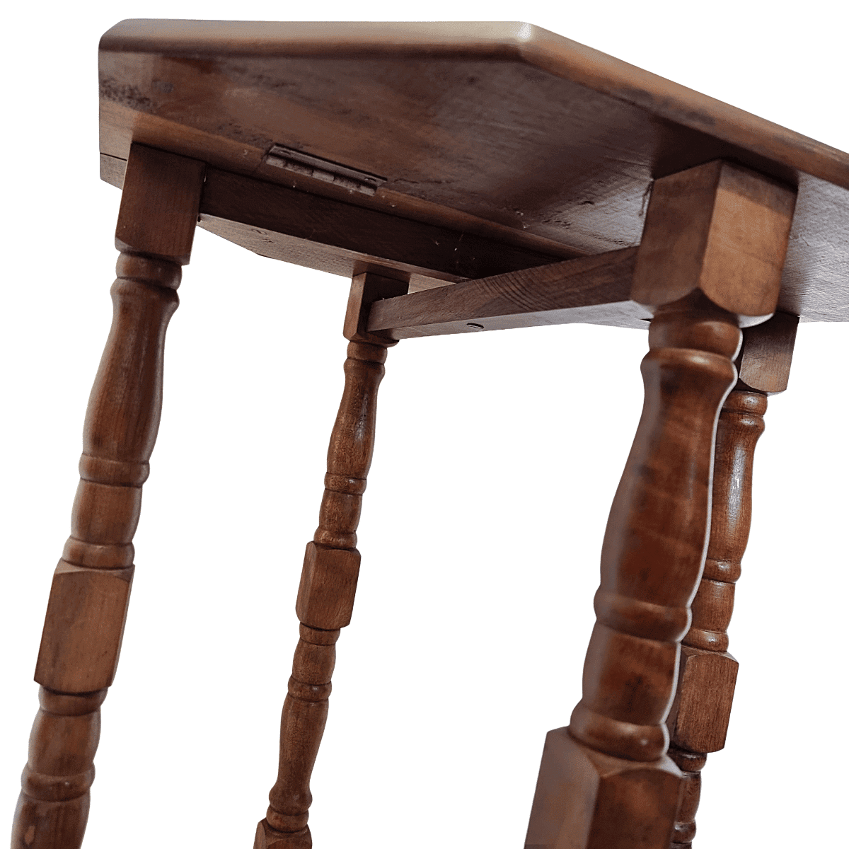 Vintage teak drop-leaf side table