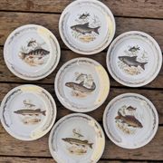 Vintage Fish Plates in Limoges Porcelain – Limoges Enamels