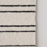 Tapis artisanal - 65 x 120 cm - Tissé main coton recyclé