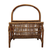 Porte-revues vintage bambou