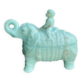 Butter dish – Blue opaline – Vallérysthal