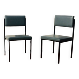 Pair of Pastoe style chairs. Vintage 60s.
