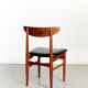 E.W.Bach Teak Dining Chairs for Skovby I Set of Four