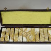 Case of 12 marble knife holders