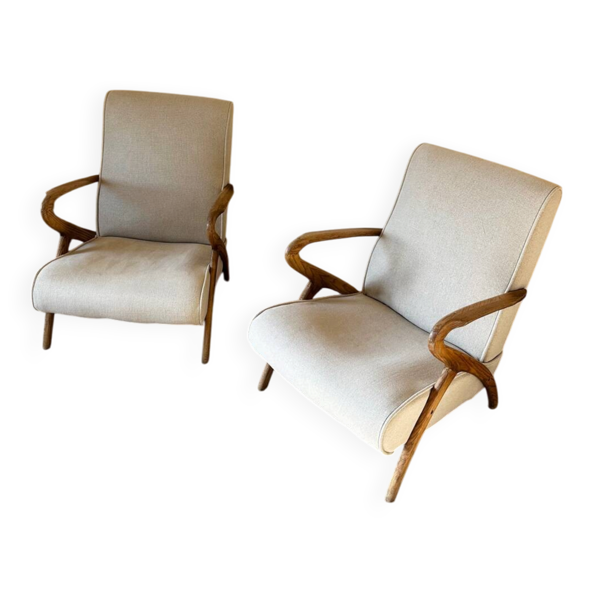 Mid Century Oak armchair