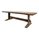 Table de ferme en chene massif ancien - HED 250 x 100 cm