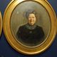 Pair of oval portraits – Napoleonic III period – Oil on panel – Signed La
