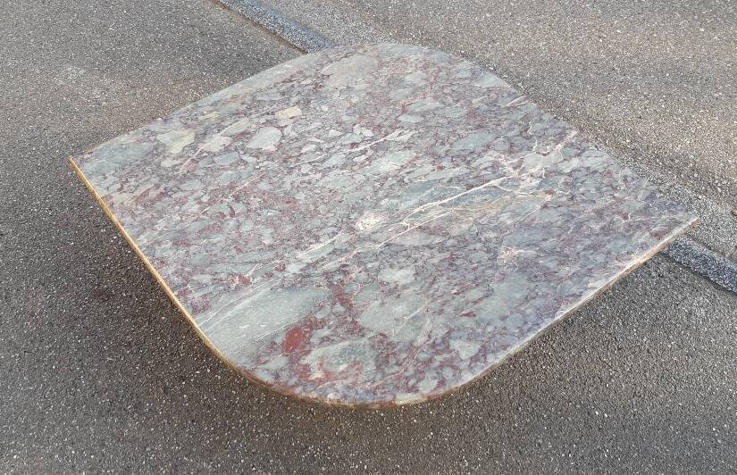 Table basse marbre années 80