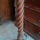 Large floor lamp, column, antique lamp from the early 19th century, Empire style.