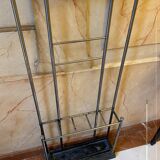 Coat rack in chromed metal