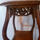 Sellette art new in bois and marbre jugenstyl