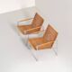Early pair of modernist “SZ01” arm chairs by Martin Visser for Spectrum