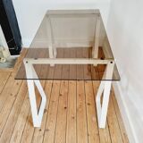 Bureau verre fumé