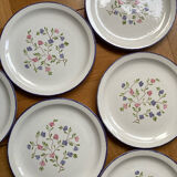 Dessert plates flowers mill of wolves MDL