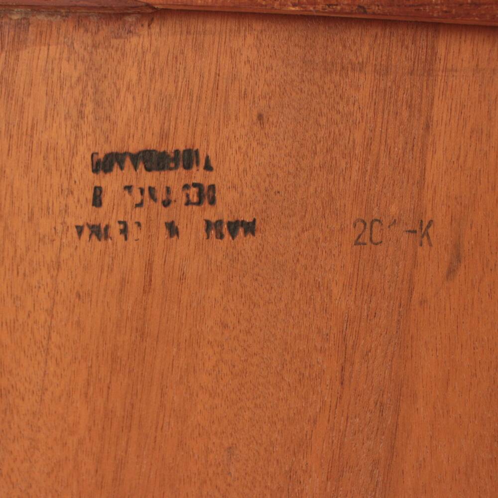 Vintage Danish teak secretary, Tibergaard by Gunnar Nielssen