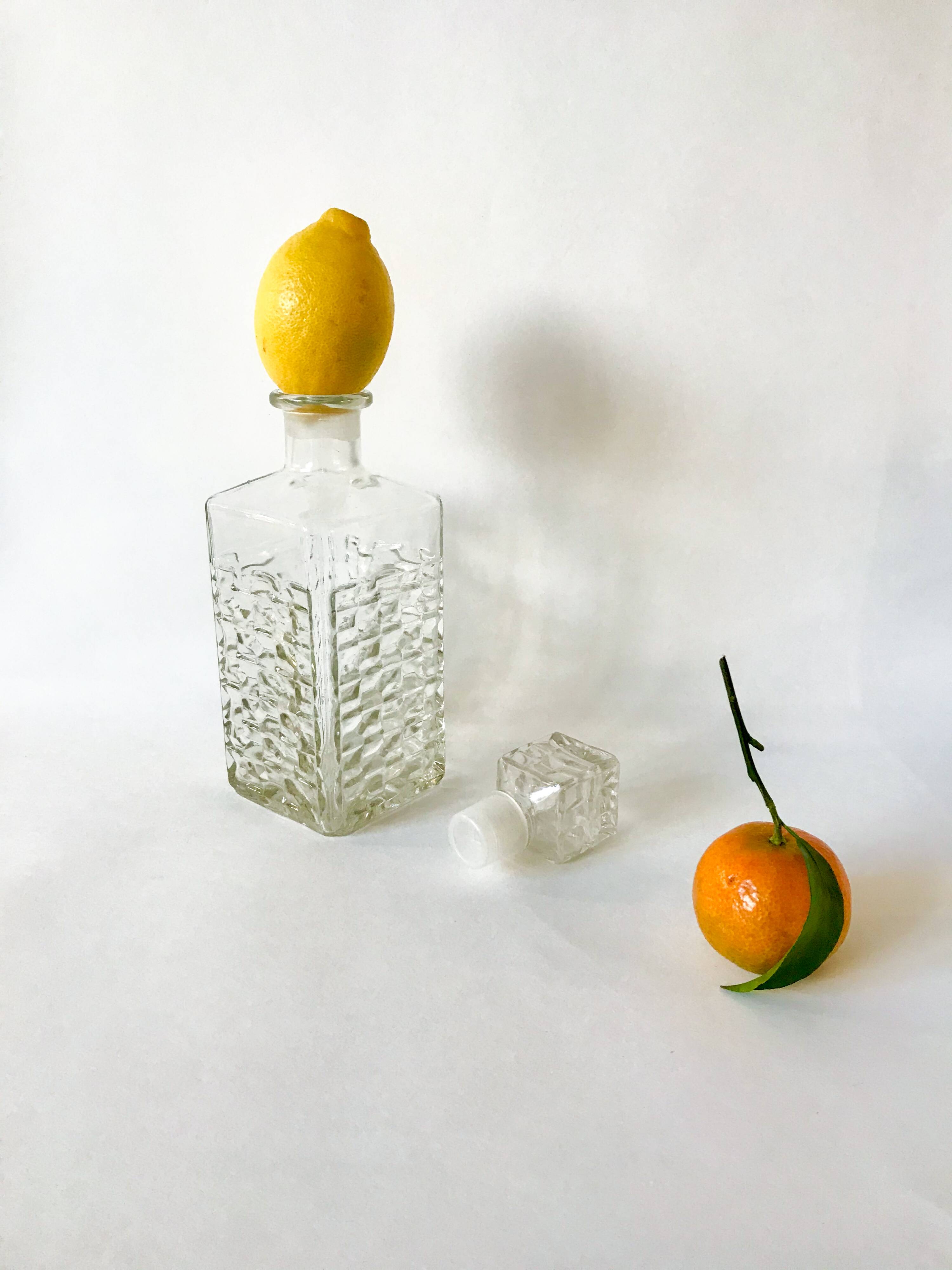 faceted whiskey decanter from the 70s