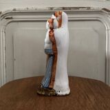 Vierge à l'Enfant en faïence de Nevers XVIIIe
