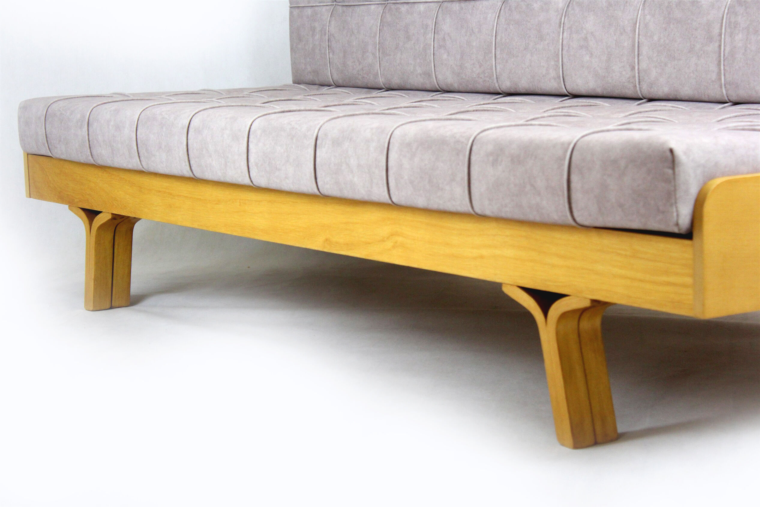 Mid-Century Convertible Sofa by Ludvik Volak for Holesov, 1960s
