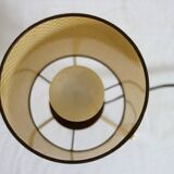 1950s brass tripod table lamp