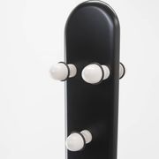 Portemanteau design en bois et marbre Italie années 1970