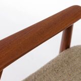 5 Erik Kirkegaard Chairs, 1960s, Vintage, for Glostrup, model GM11, Danish, Teak