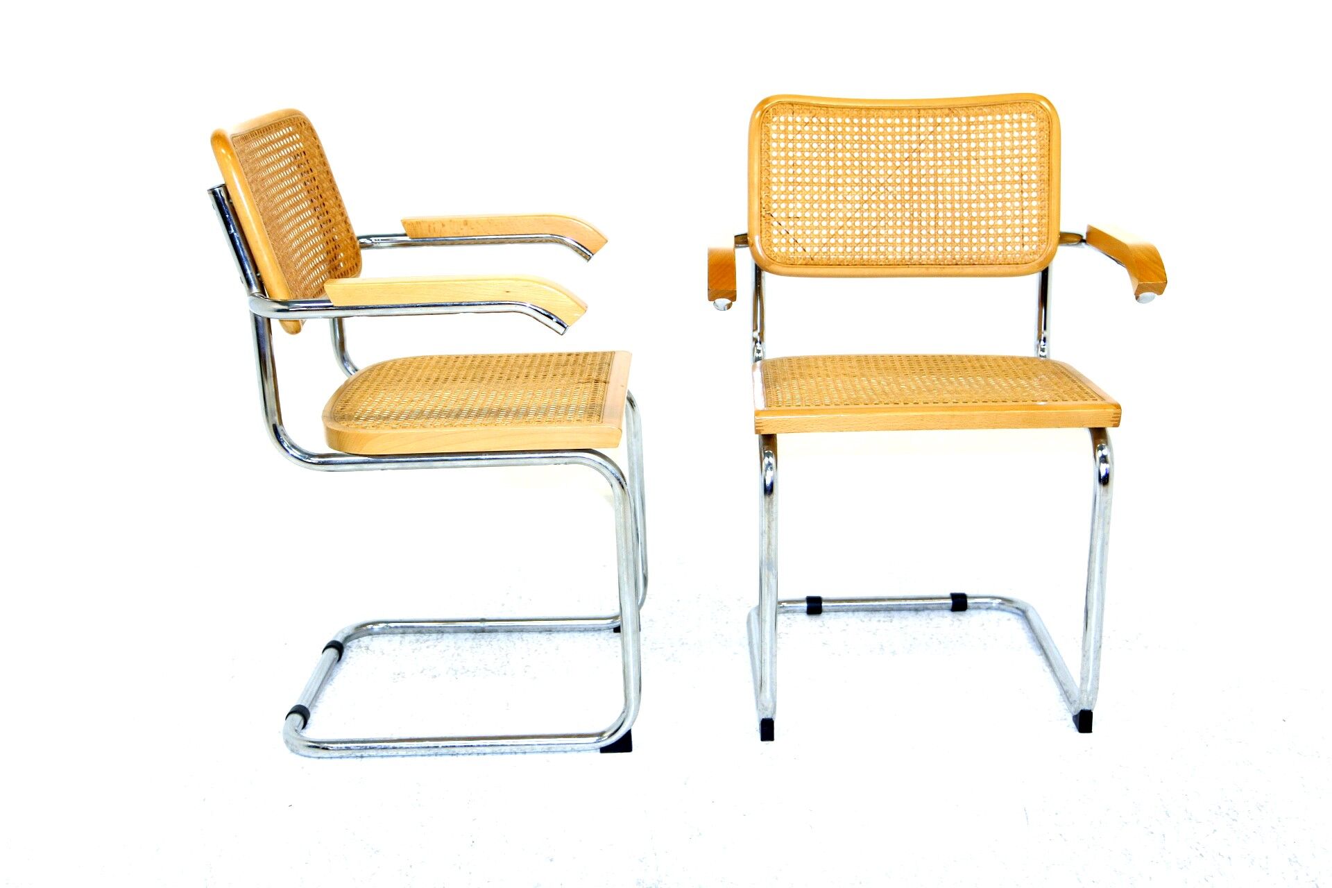 2 fauteuils B64 Marcel Breuer Italy 1990