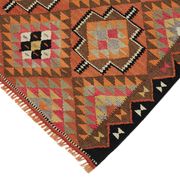 Turkish Handwoven Vintage Herki Kilim 86 cm x 303 cm