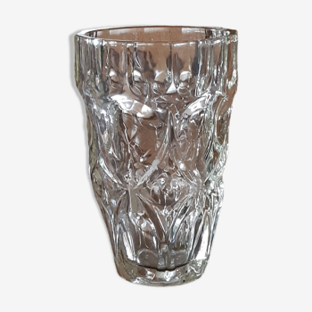 Vase en cristal vers 1950
