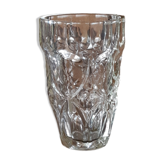 Vase en cristal vers 1950