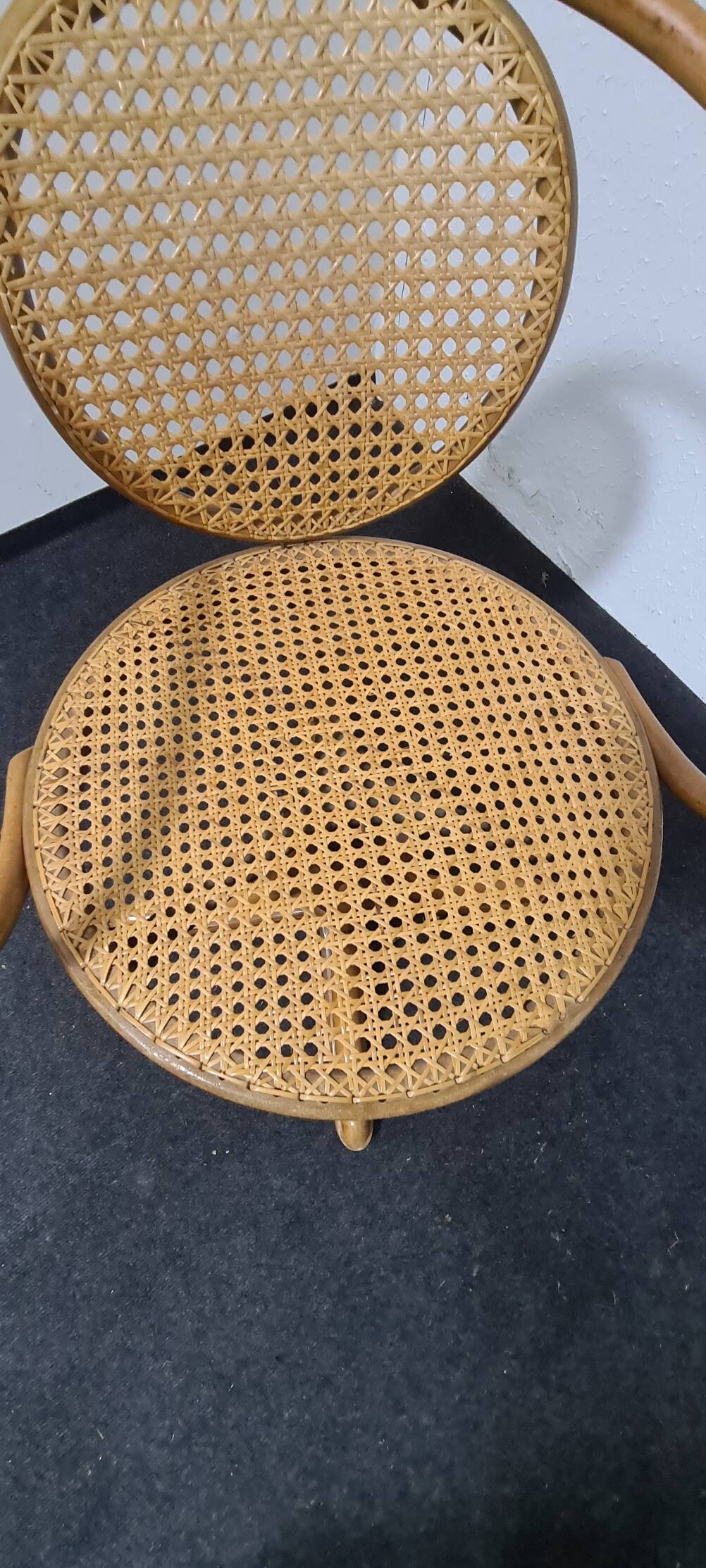 Vintage bentwood swivel chair.