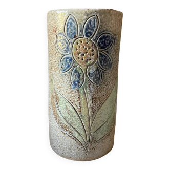Jean-Claude Monange Marguerite salt stoneware vase