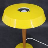 Lampe de table jaune par Kamenicky Senov, Tchécoslovaquie années 1970