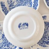5 vintage collector's plates in pyroblan porcelain BP