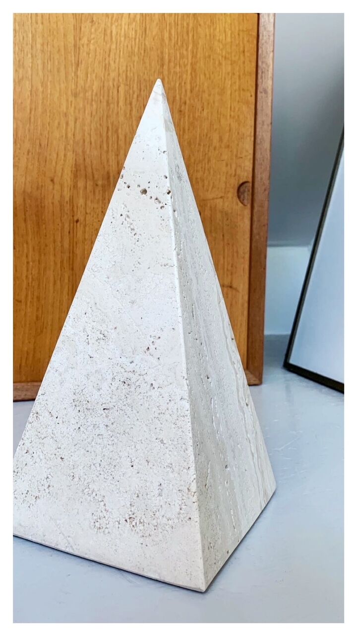 Travertine pyramid, 60s